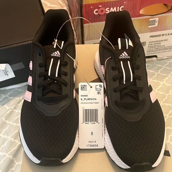 adidas Shoes - Adidas X Plrpath NWT Core Black Clear Pink White Women Running size 8